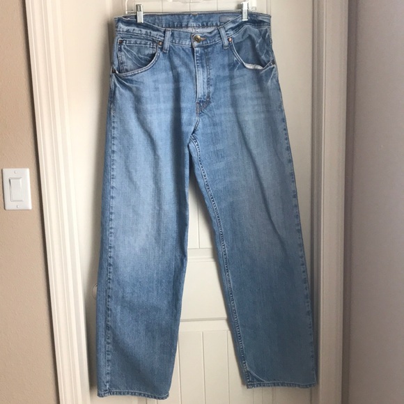 silver baggy jeans